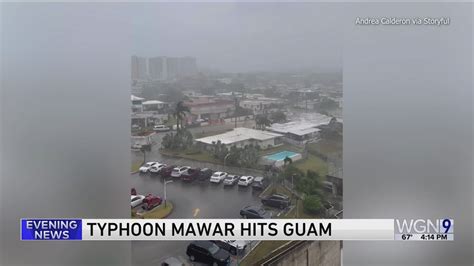 typhoon mawar update|Typhoon Mawar flips cars, cuts power on Guam as .
